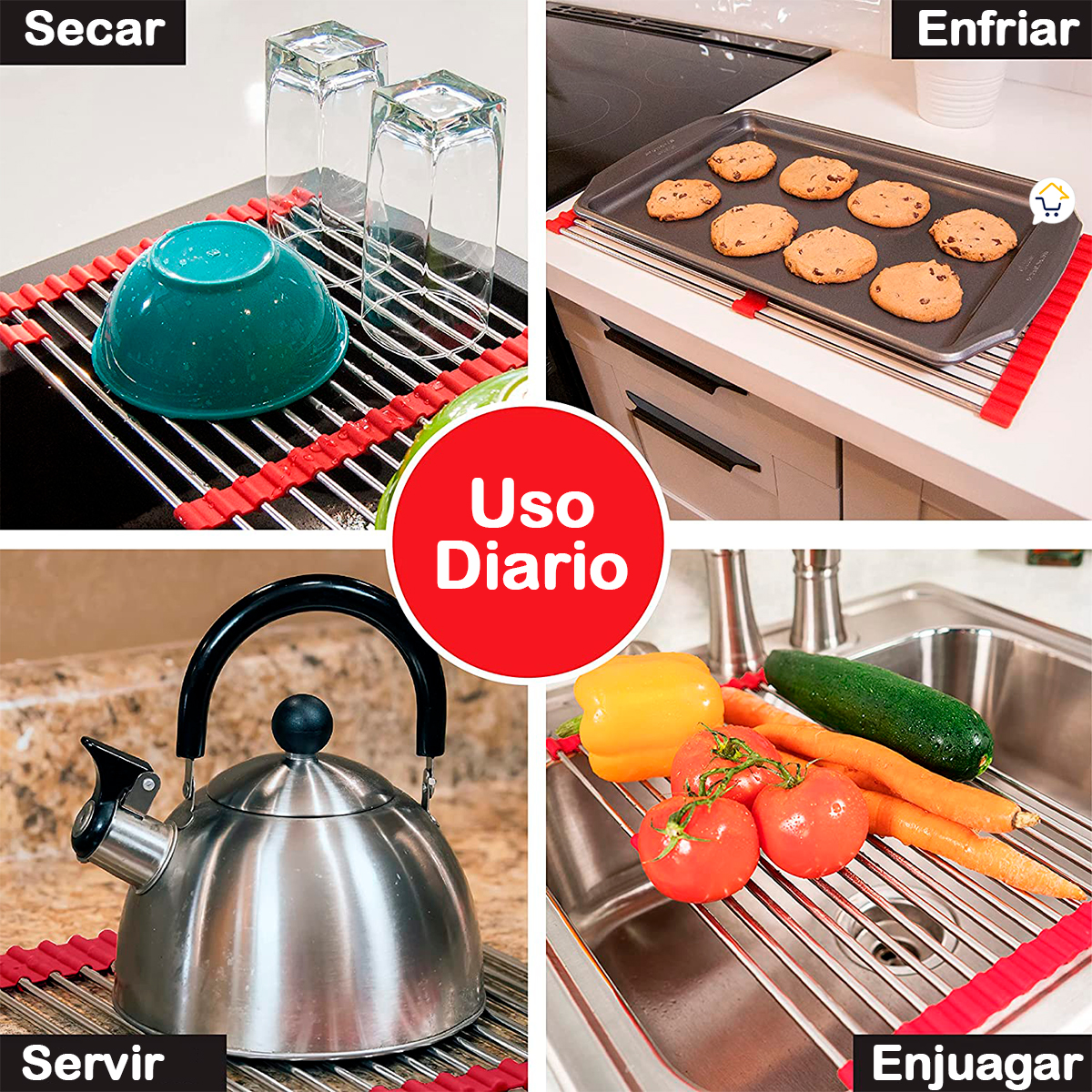 Miniatura 4 de Rejilla Multiusos Cocina 2528L